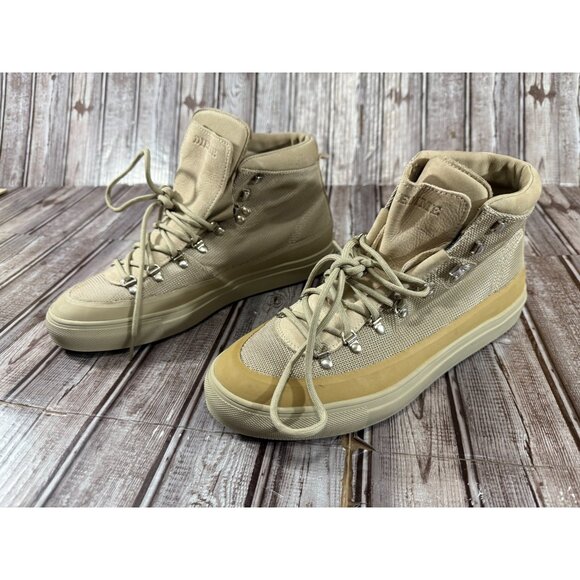 Diemme Marostica Mid Shoes Sneakers size 43 color beige New made in Italy $348 - Picture 1 of 7